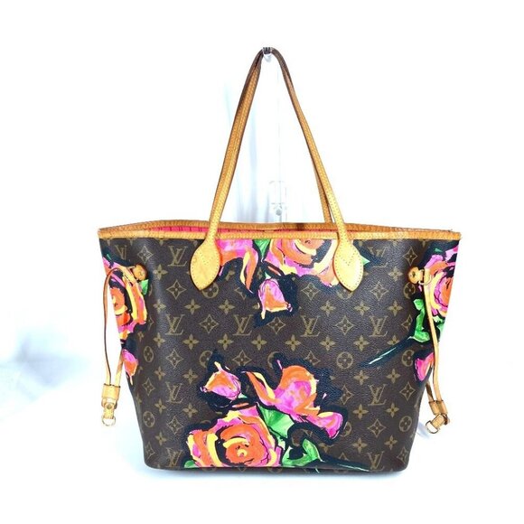 LOUIS VUITTON M48613 Monogram Rose Neverfull MM Shoulder Bag Tote Bag - Picture 1 of 16